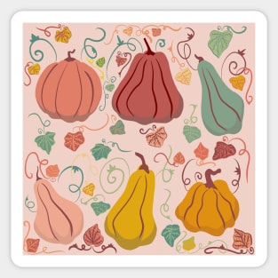 Autumn pumpkins Sticker